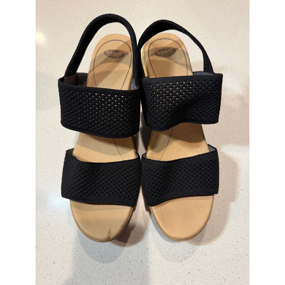 Dr. Scholls Womens Becca Platform Sandals Black 10M